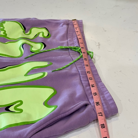 Scummy Bears Drip Logo Sweat Shorts Purple XL Streetwear - Picture 8 of 10